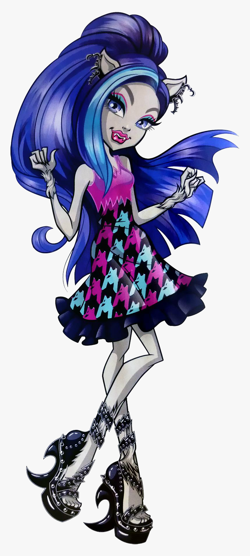 Artwork/png De Silvi Timberwolf - Monster High Electrified Dolls, Transparent Png, Free Download