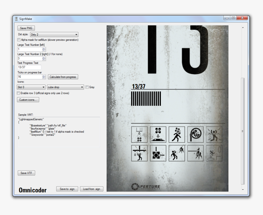 Chamber Sign Maker - Portal 2 Test Chamber Sign, HD Png Download, Free Download