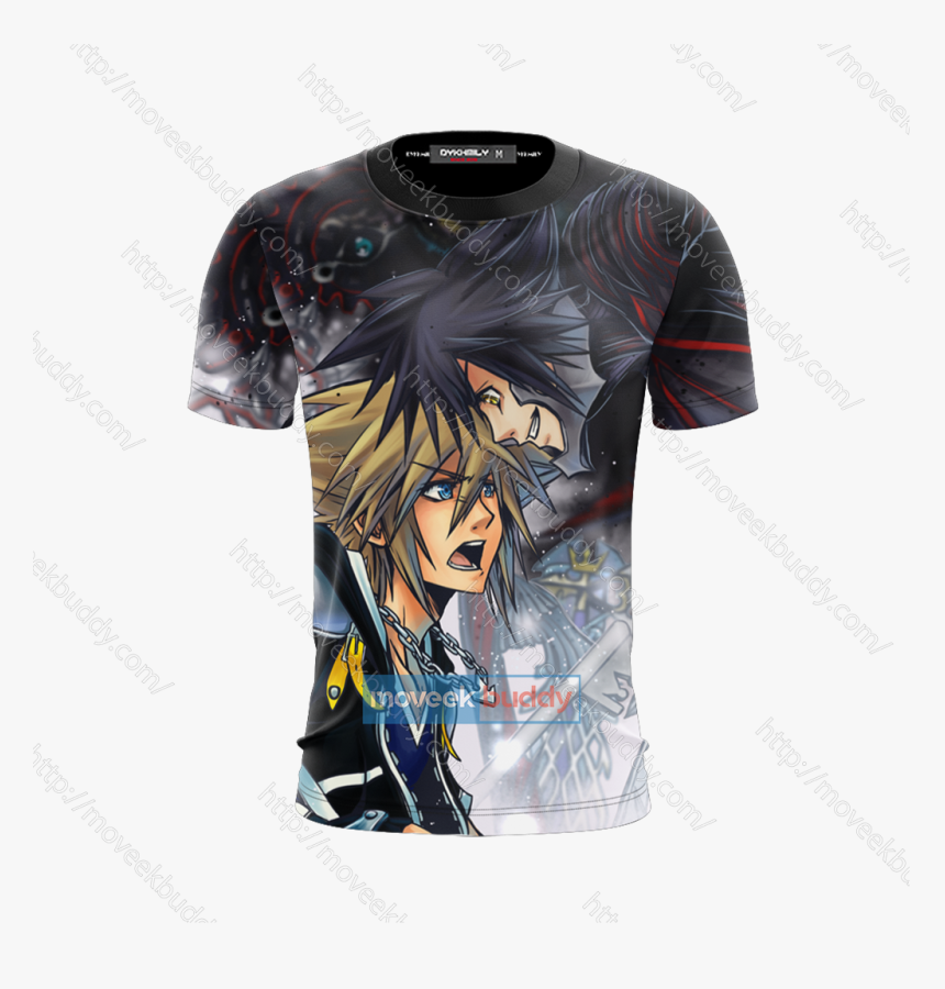 Kingdom Hearts Vanitas And Sora 3d T-shirt, HD Png Download, Free Download