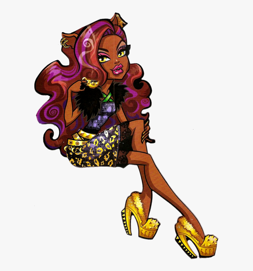 Transparent Scar Clipart - Clawdeen Wolf Monster High Cartoon, HD Png Download, Free Download