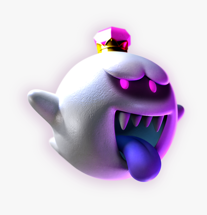 King Boo Coloring Pages - Luigi Mansion King Boo Transparent, HD Png Download, Free Download