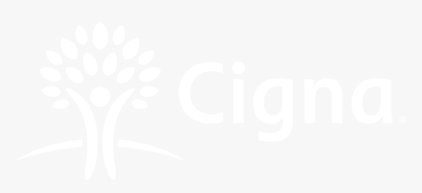 Cigna Logo White - Anthem Blue Cross Blue Shield Logo Bw, HD Png Download, Free Download