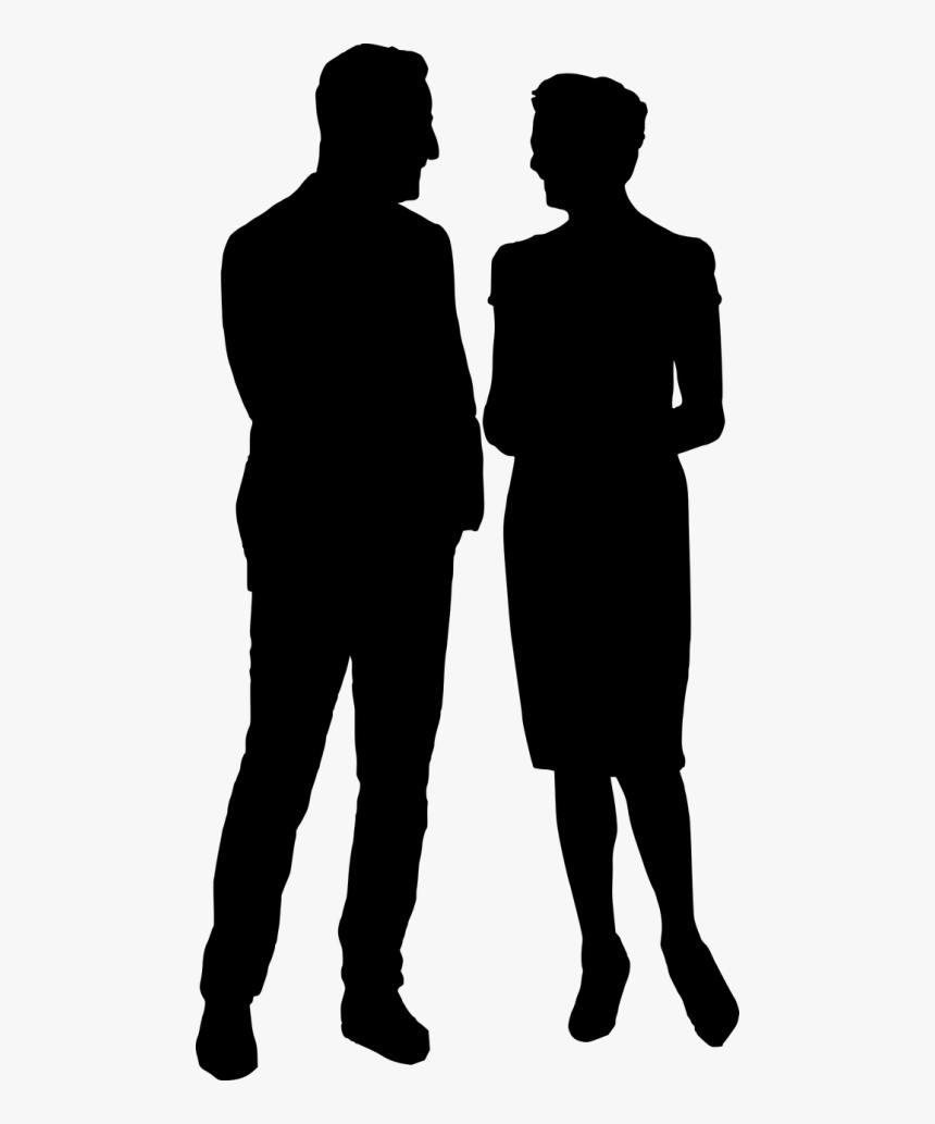 Discussion People Talking - People Talking Silhouette Png, Transparent Png, Free Download