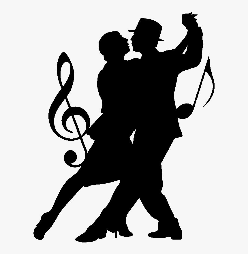 Transparent Couple Clipart - Dancing Silhouette, HD Png Download, Free Download