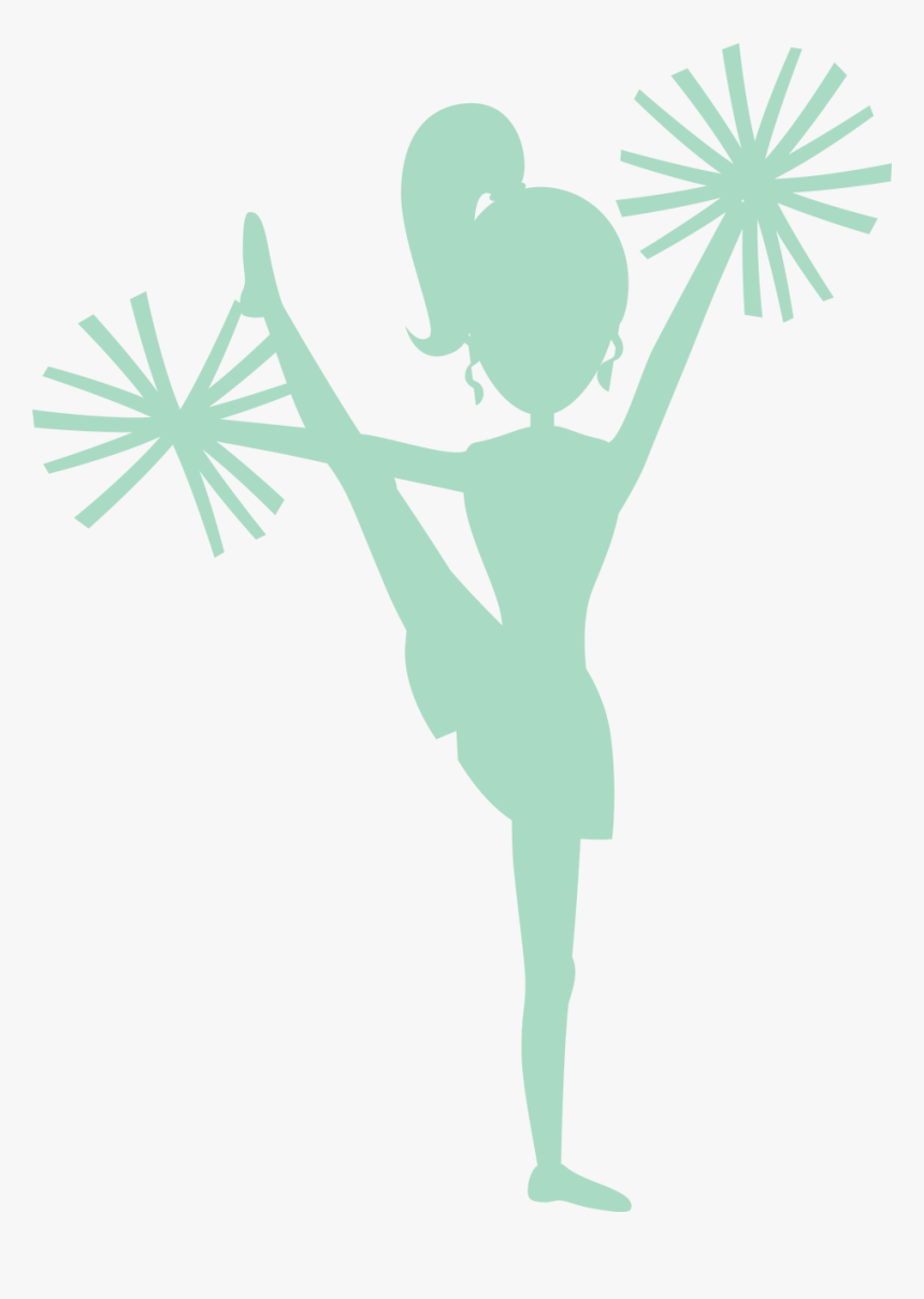 Svg Silhouette Cheerleader, HD Png Download, Free Download