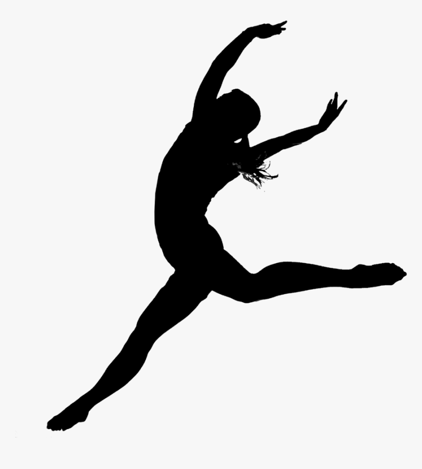 Modern Dance Ballet Jazz Dance Silhouette - Jazz Dance Silhouette Png, Transparent Png, Free Download