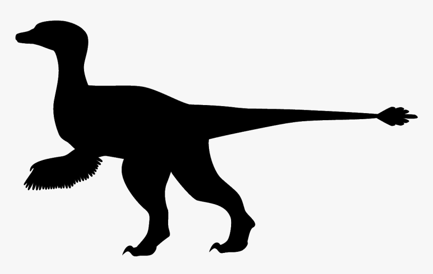 Dinosaur Silhouette Z8rtsc Clipart - Velociraptor Silhouette, HD Png Download, Free Download