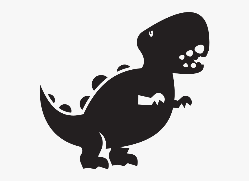 Dinosaur Caricature Clip Art - Immagine Svg, HD Png Download, Free Download
