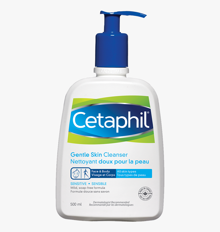 Gentle Skin Cleanser - Cetaphil Gentle Skin Cleanser Transparent, HD Png Download, Free Download
