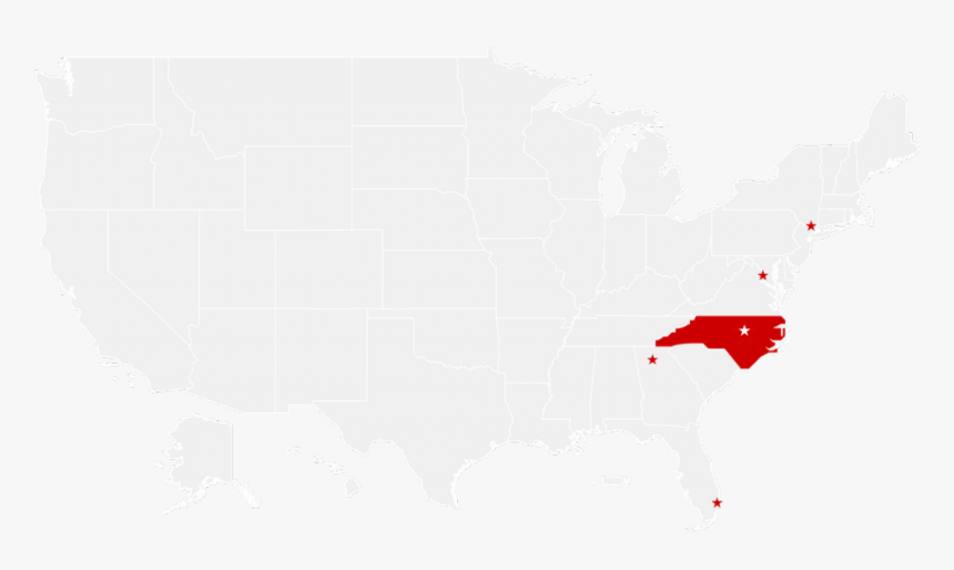 Map Of U - United States Map White Png, Transparent Png, Free Download