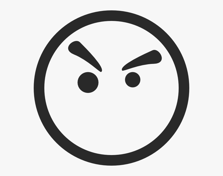 Angry Face Clipart - Facial Expression Png, Transparent Png, Free Download