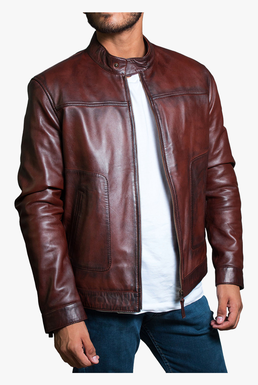 Leather Jacket For Men Png Free Download - Leather Jacket Pic Download, Transparent Png, Free Download