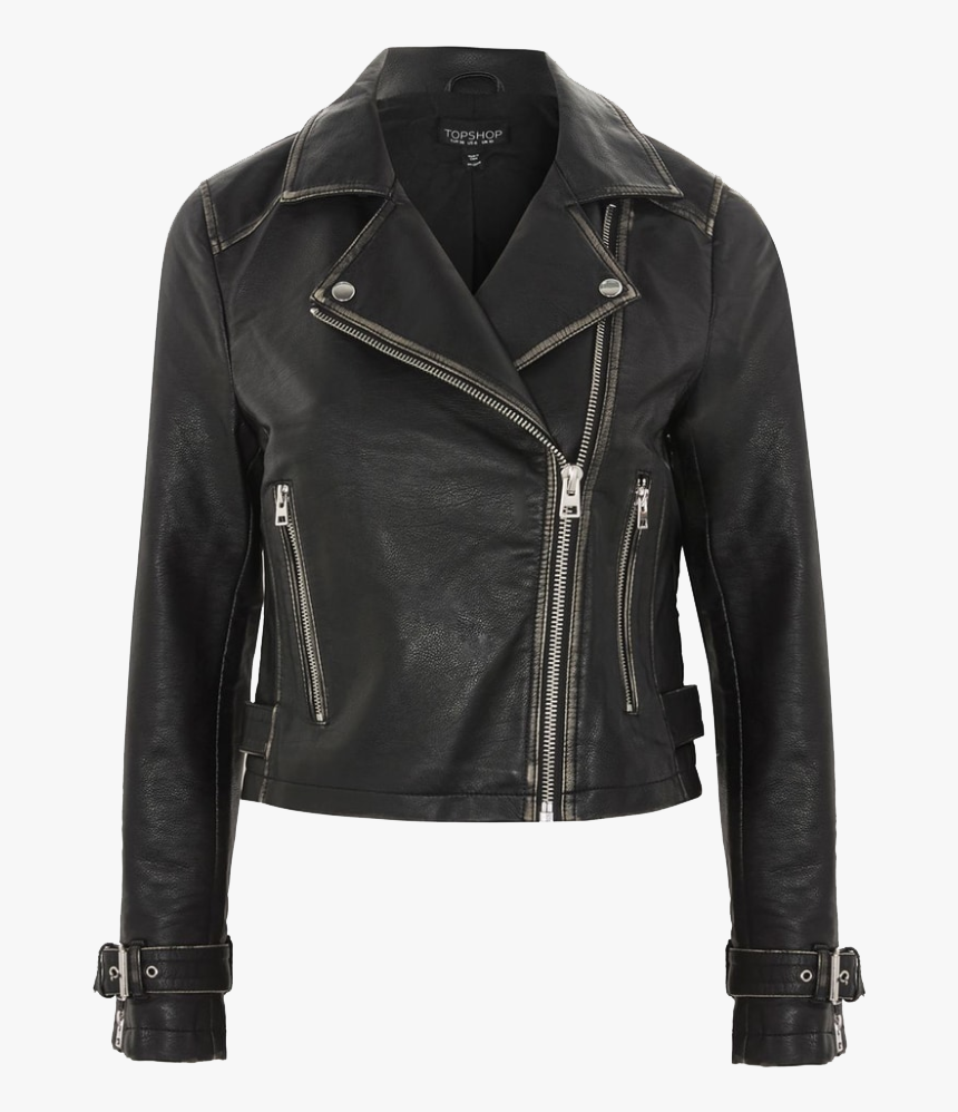 Ralph Lauren Leather Biker Jacket Woman, HD Png Download - kindpng