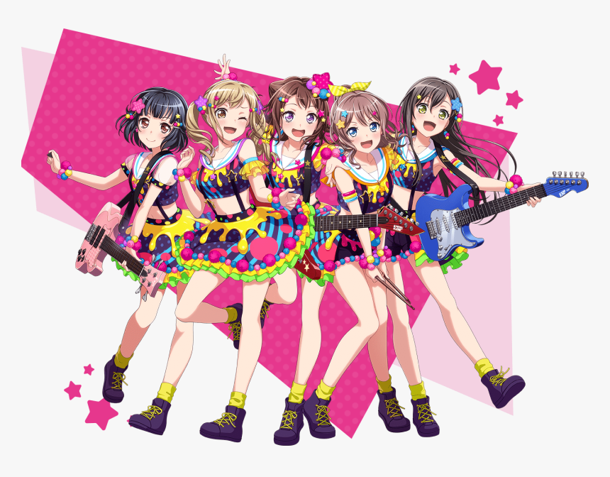 Bang Dream Wikia - Bang Dream Poppin Party, HD Png Download, Free Download