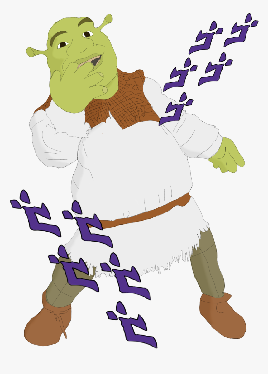 Shrek Doing A Jojo Pose, HD Png Download, Free Download