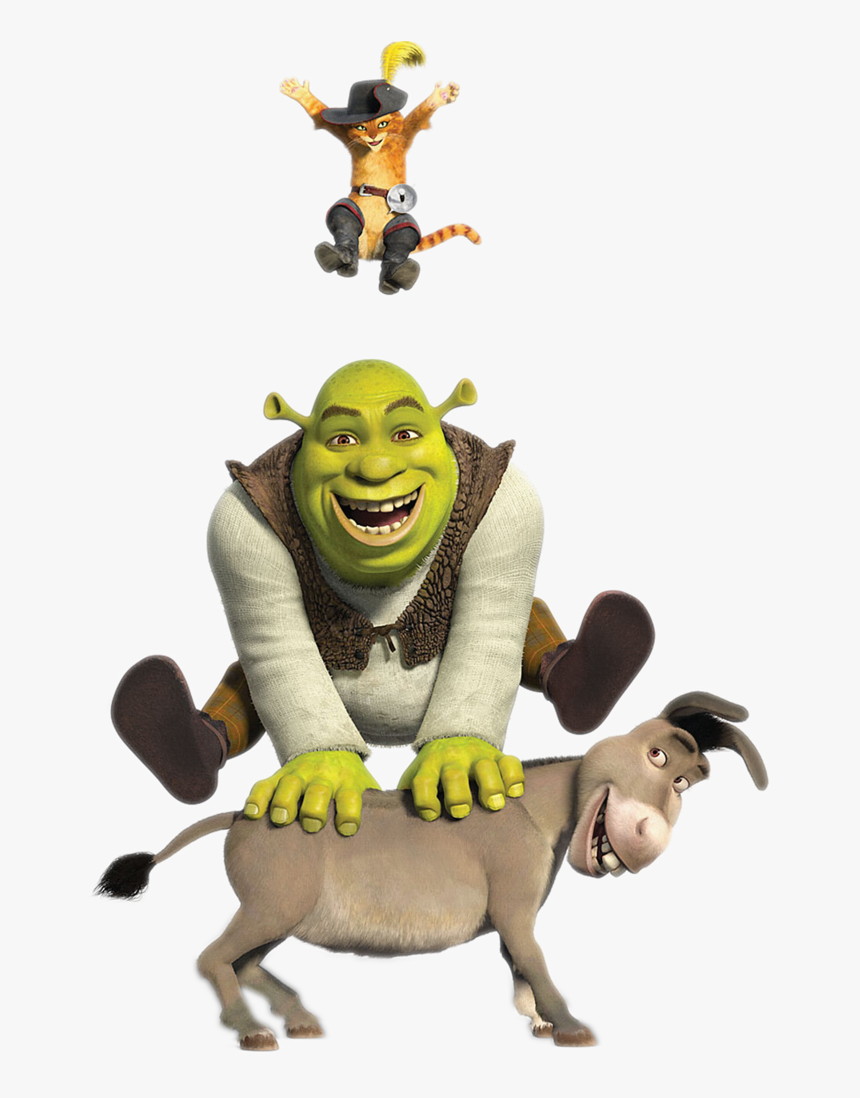 Shrek And Donkey Puss, HD Png Download, Free Download