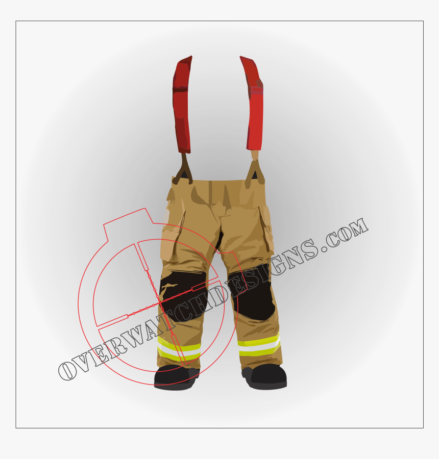 Transparent Suspenders Png - Firefighter Suspenders, Png Download, Free Download