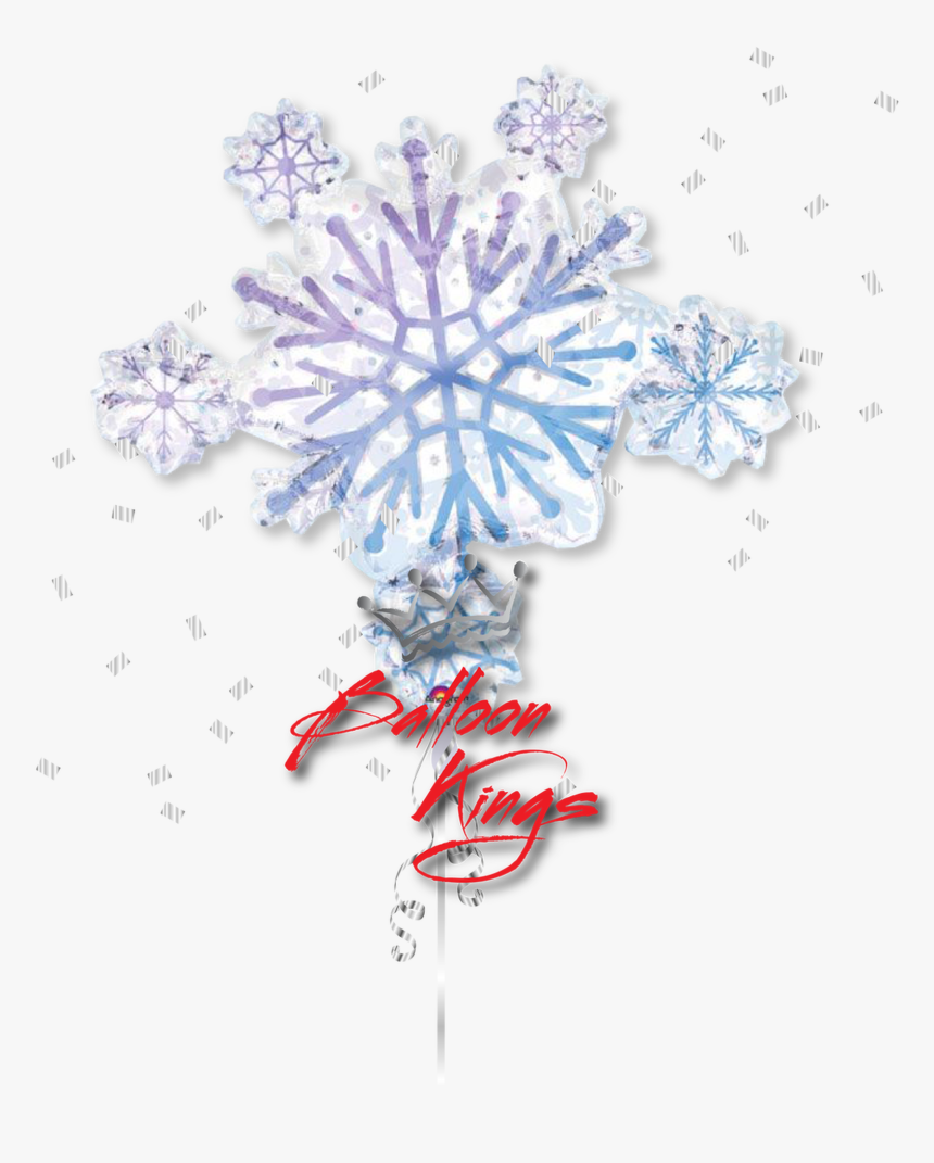 Snowflakes Cluster - Μπαλονι Χιονονιφαδα, HD Png Download, Free Download