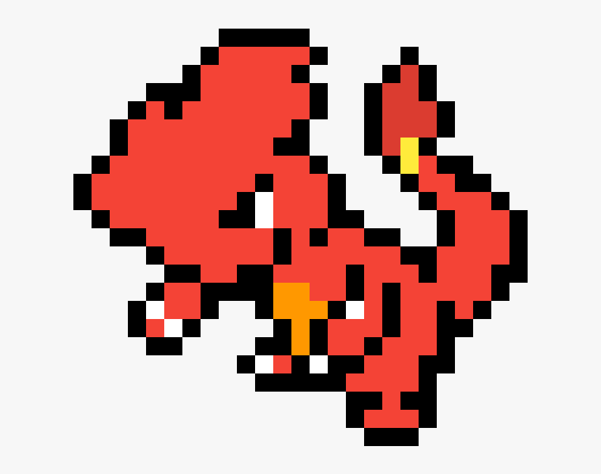 Pixel Art Pokemon Charmeleon, HD Png Download, Free Download