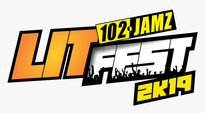 Litfest"
 Class="img Responsive True Size - 102 Jamz, HD Png Download, Free Download