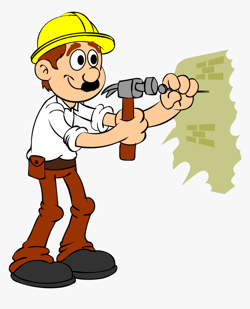 Handyman Business, House Builder, Specialty Contractor - Cartoon, HD Png Download, Free Download