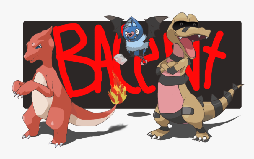 Charmeleon, Krokorok, And Swoobat - Cartoon, HD Png Download, Free Download