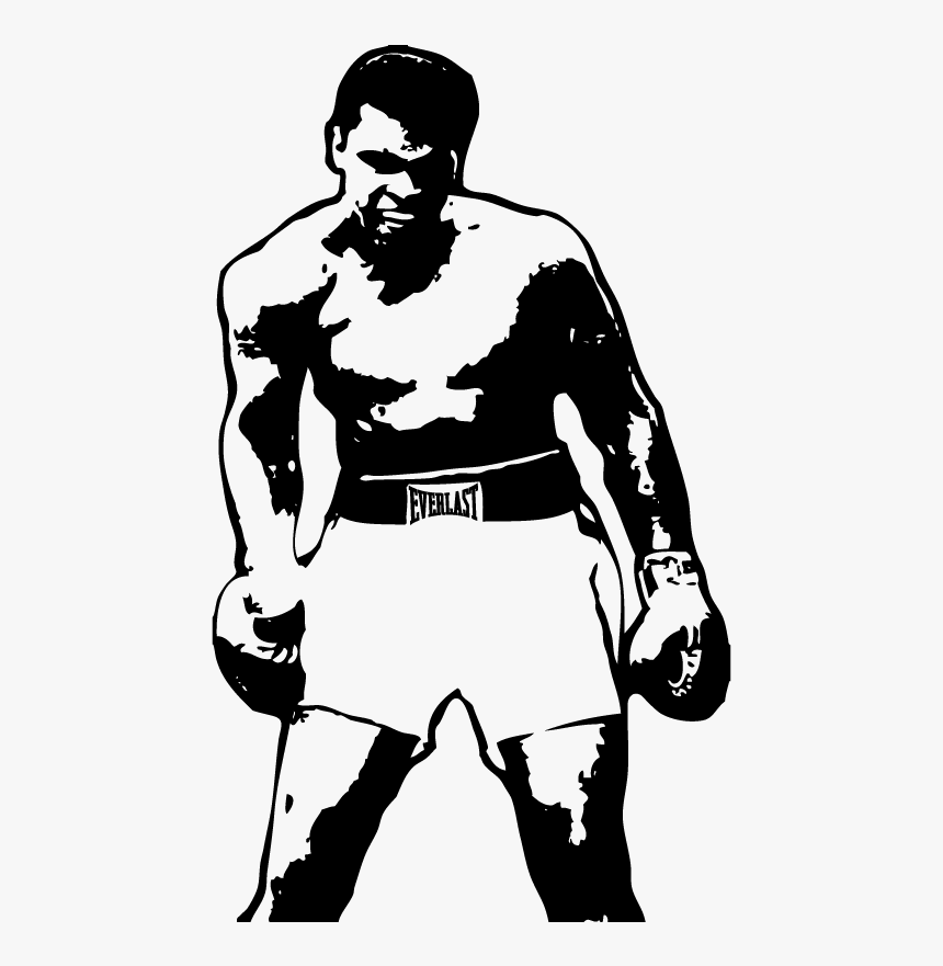 Muhammad Ali Png - Muhammad Ali Wall Decal, Transparent Png, Free Download