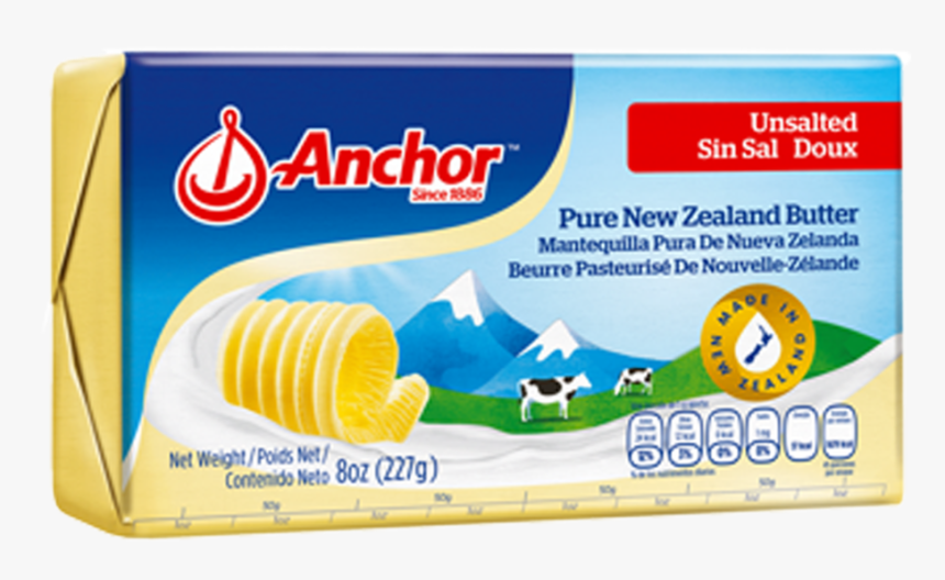 Anchor Butter Unsalted 227g, HD Png Download, Free Download