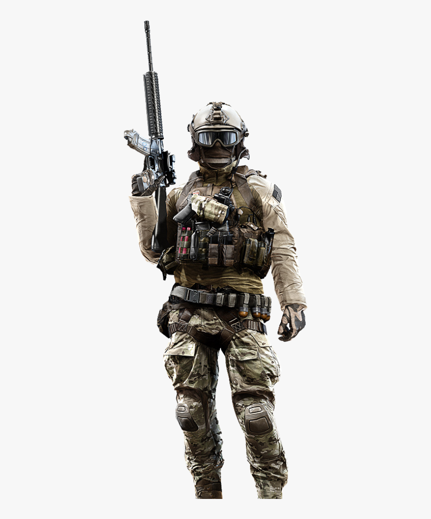 Battlefield Soldier Png, Transparent Png, Free Download