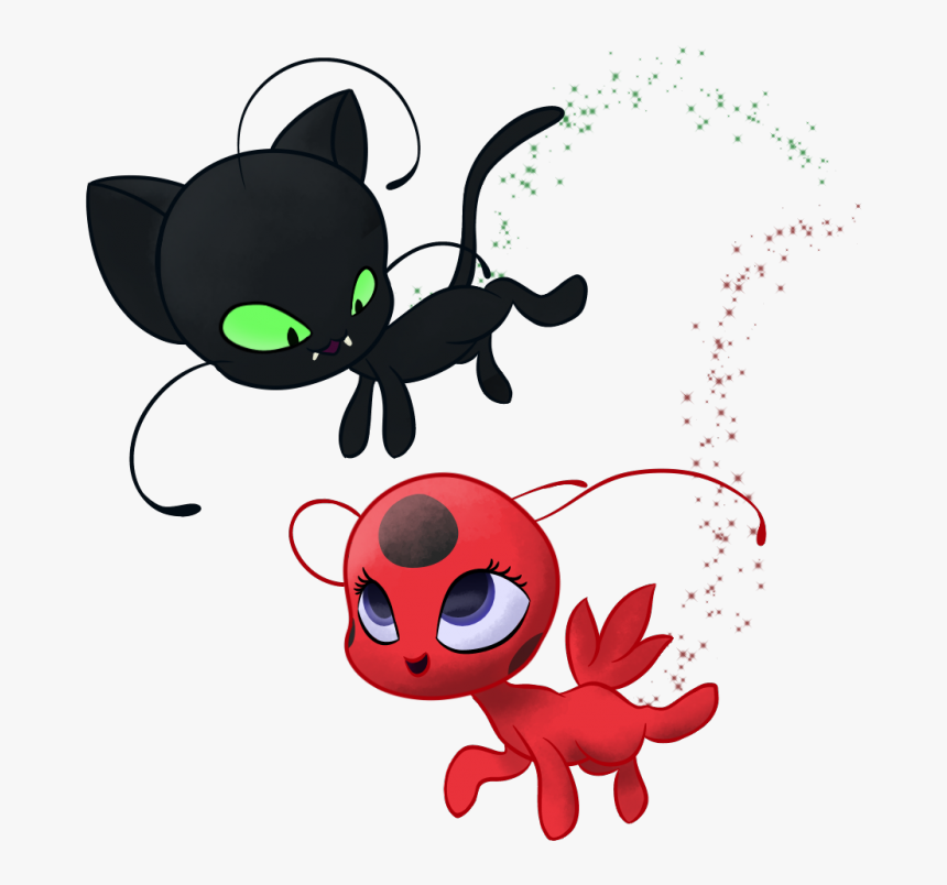 Ladybug And Cat Noir Drawings, HD Png Download, Free Download