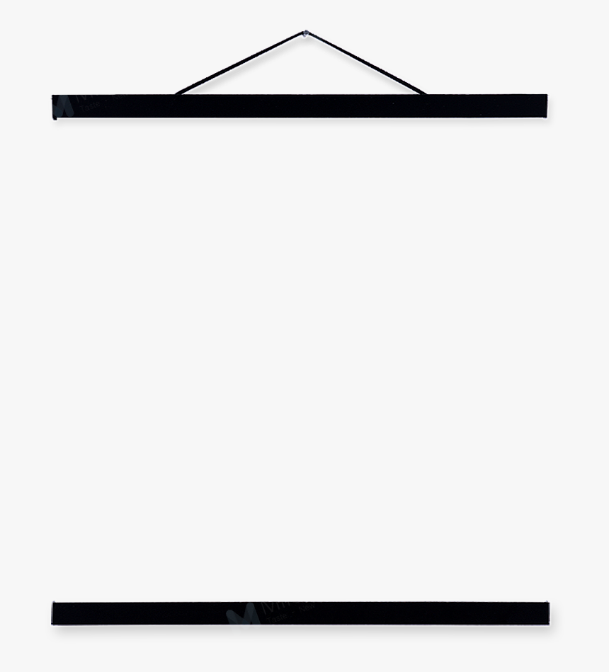 Magnet Poster Hanger Black 1 1 Frame - Clothes Hanger, HD Png Download, Free Download