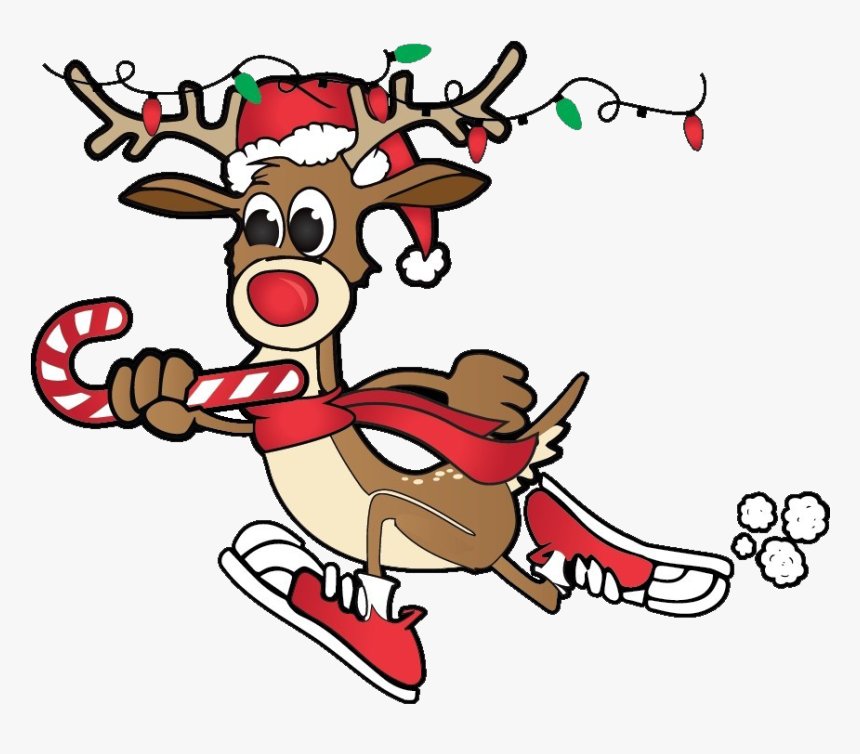 Rudolph Running Png Hd - Run Run Rudolph, Transparent Png, Free Download