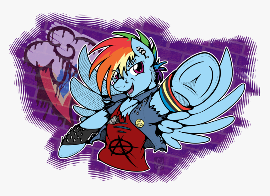 Punk Dash By Stormblaze Pegasus-db7fk9t - Drawing, HD Png Download, Free Download