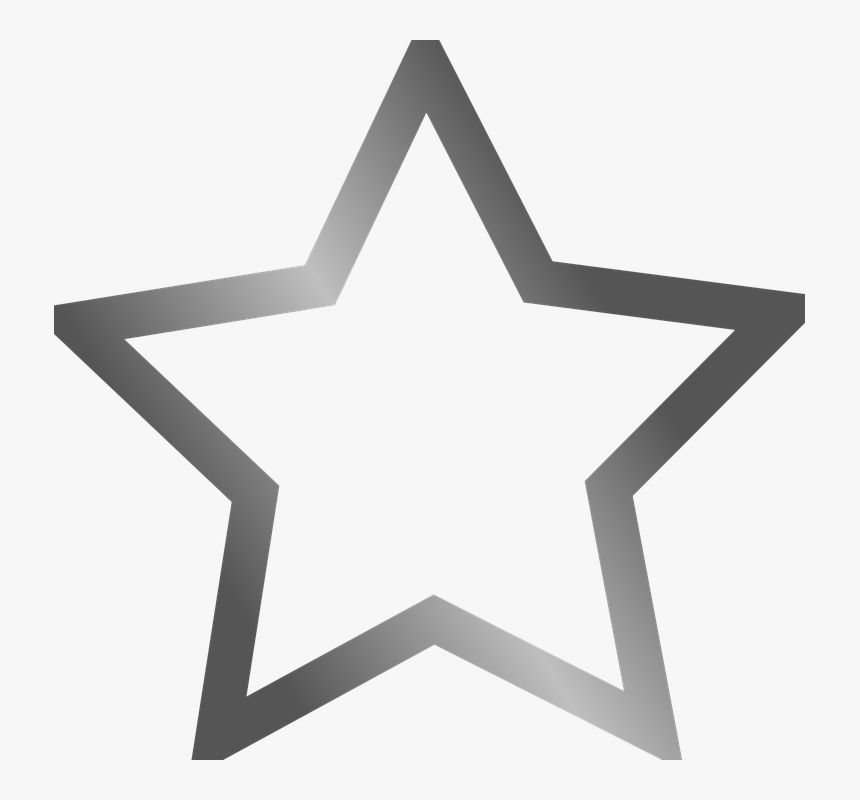 Star Icon Clipart , Png Download - Blank Star, Transparent Png, Free Download