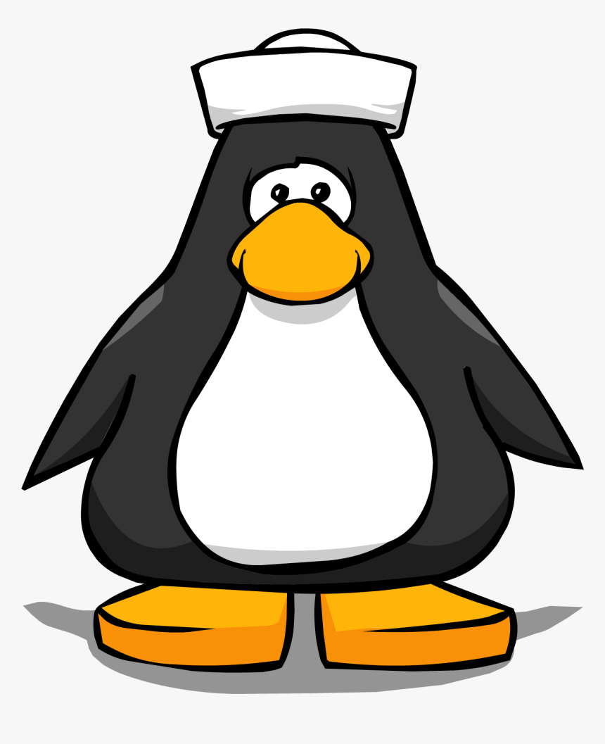 Sailor Hat Pc - Club Penguin Png Black, Transparent Png, Free Download