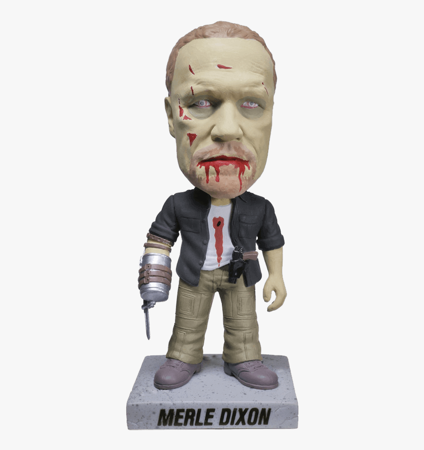 Walking Dead Merle Dixon Zombie Wacky Wobbler - Walking Dead Bobbleheads, HD Png Download, Free Download