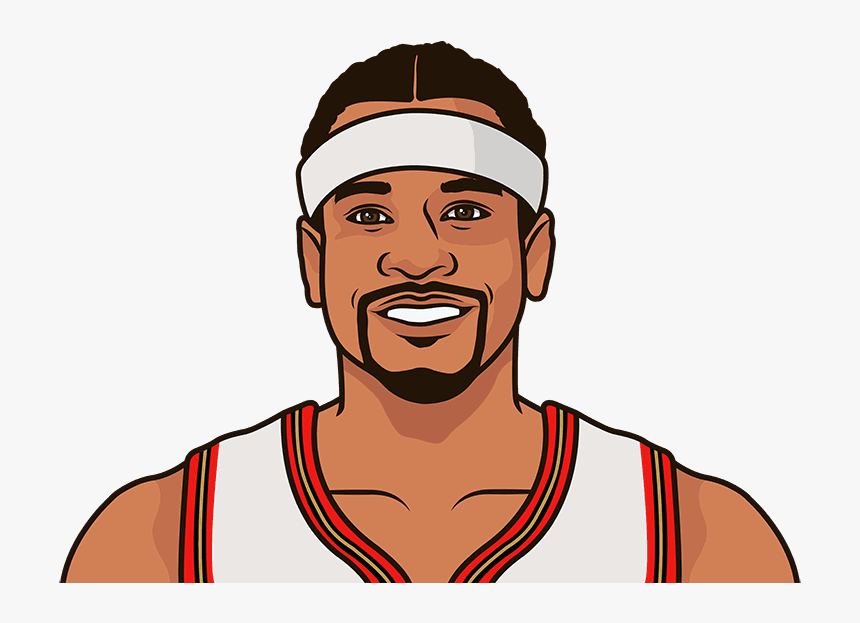 Allen Iverson Png - Karl Anthony Towns Cartoon, Transparent Png, Free Download