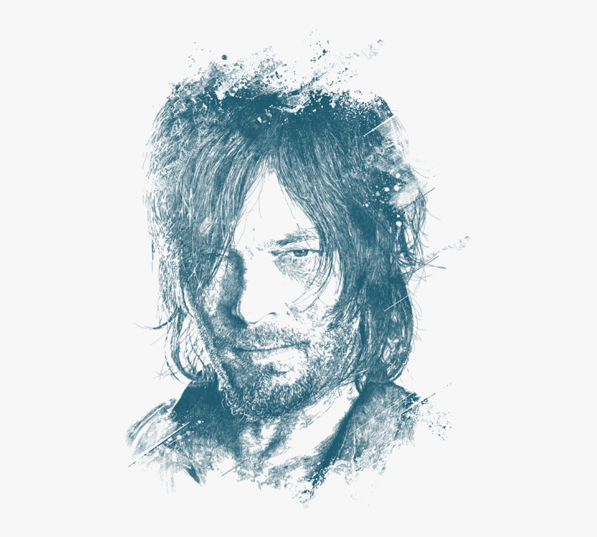 Daryl Dixon Portrait, HD Png Download, Free Download