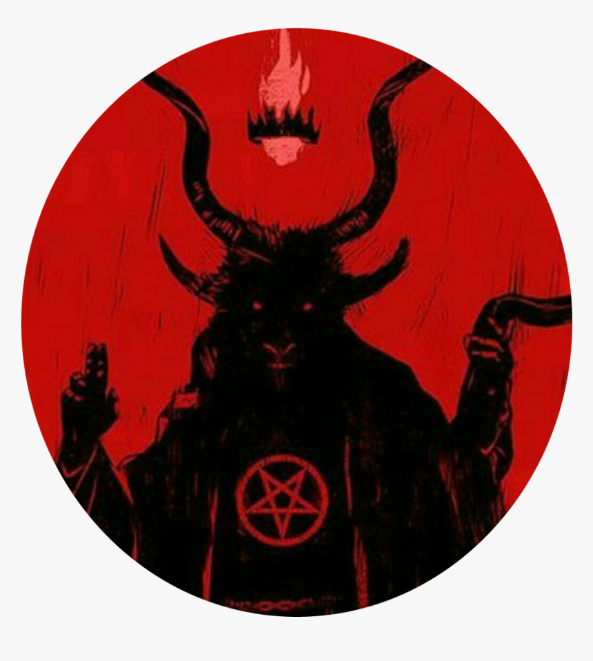 #satan #baphomet #666 #satanic #satanist #satans #devil - Anime Aesthetic Grunge Devil, HD Png Download, Free Download