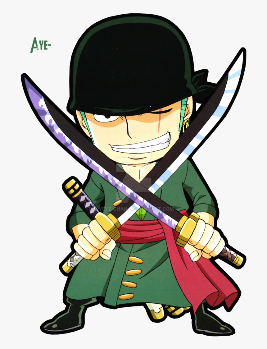 Thumb Image - One Piece Zoro Chibi, HD Png Download, Free Download