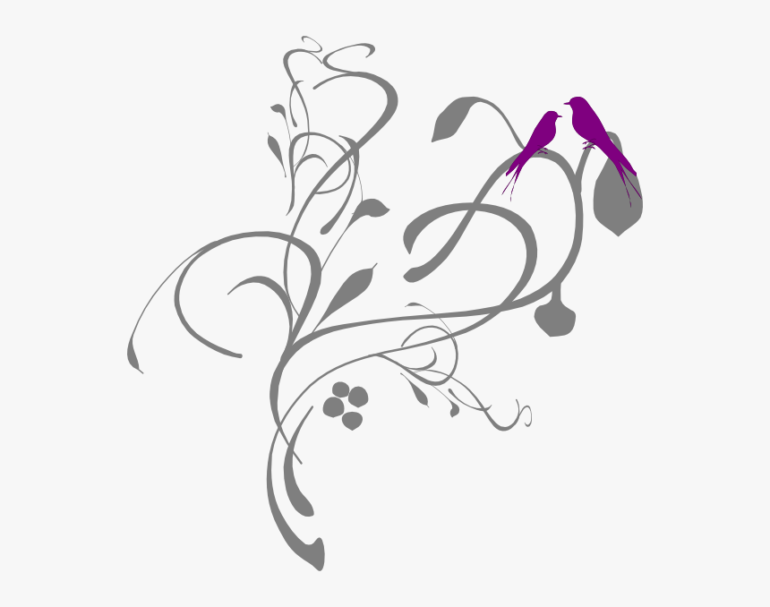 Vines Clip Art, Png Download - Flower Clipart Border Design Black And White, Transparent Png, Free Download