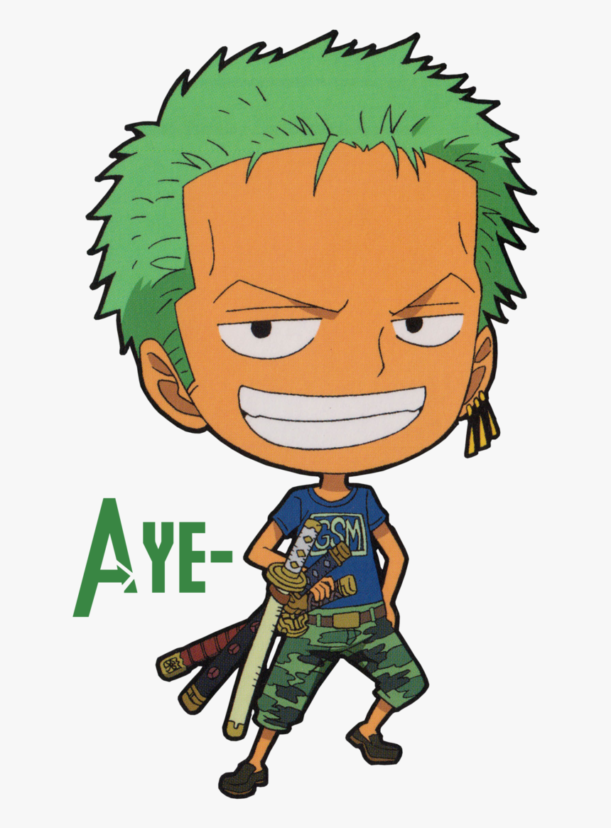 Thumb Image - One Piece Zoro Chibi, HD Png Download, Free Download