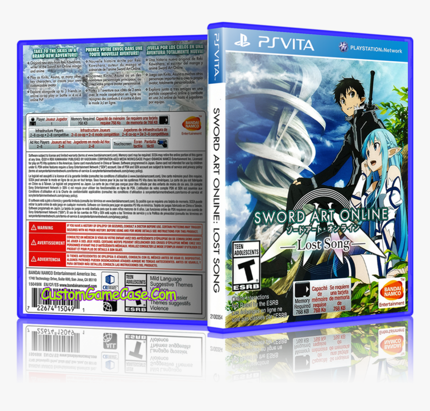 Sword Art Online - Ps Vita Sword Art Online Lost Song, HD Png Download, Free Download