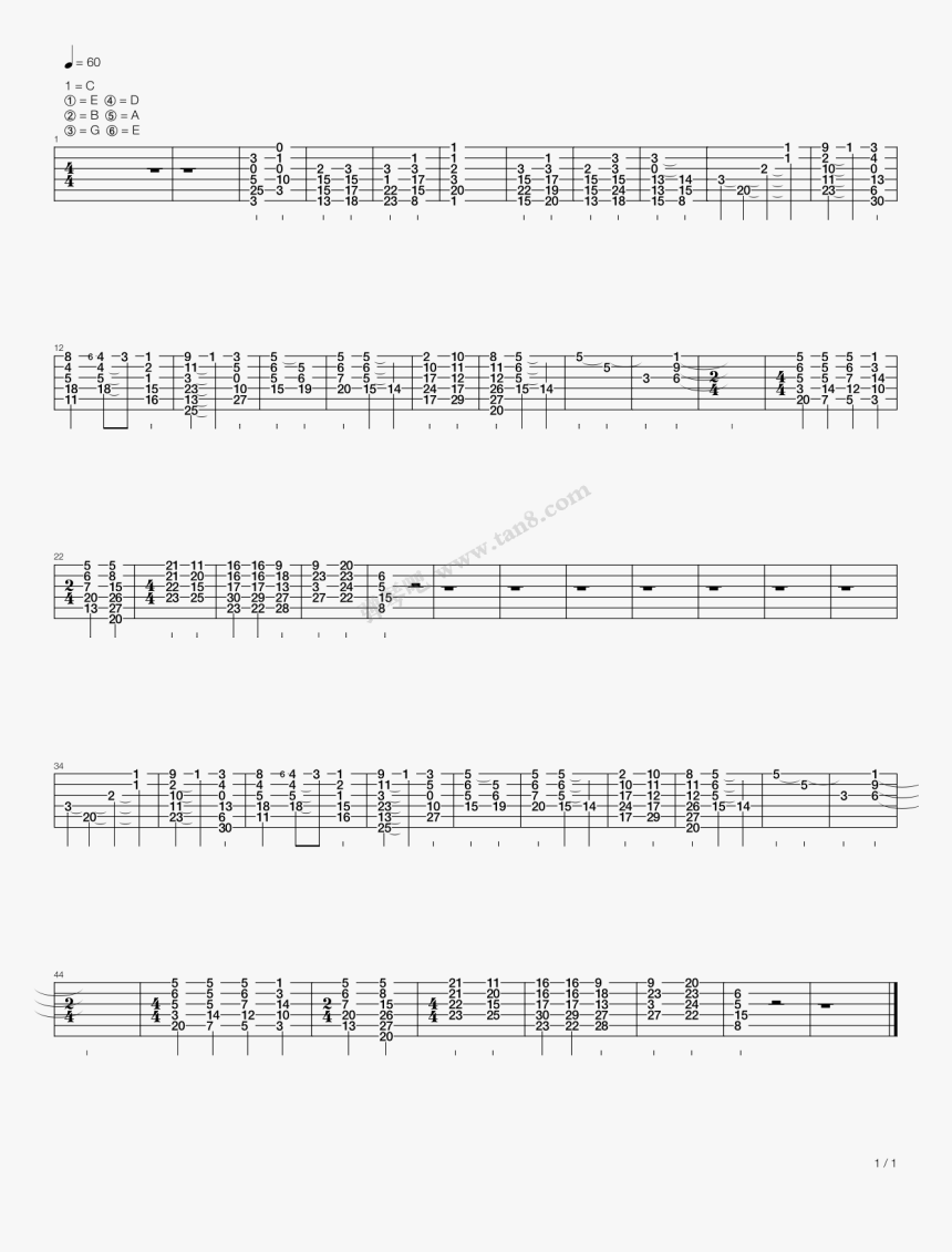 Goodbye Yellow Brick Road 弦乐合奏1 第1张 - Sheet Music, HD Png Download, Free Download