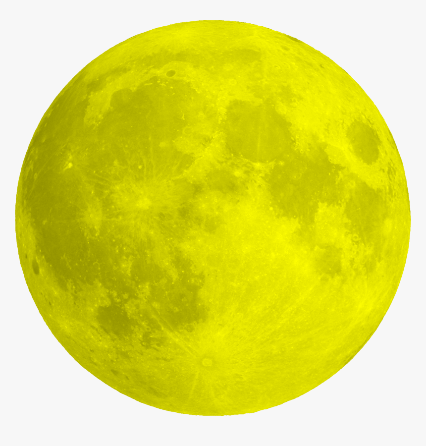 Yellow Moon Png, Transparent Png, Free Download