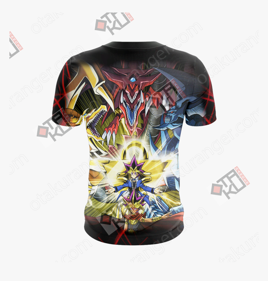 Yu Gi Oh Yami Yugi And Egyptian God Cards 3d T-shirt - Yu Gi Oh, HD Png Download, Free Download