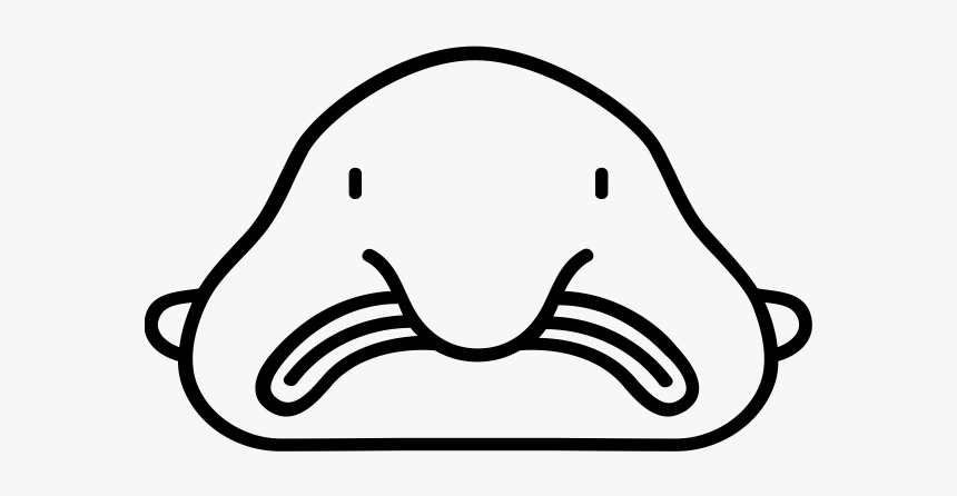 "
 Class="lazyload Lazyload Mirage Cloudzoom Featured - Blobfish Black And White, HD Png Download, Free Download