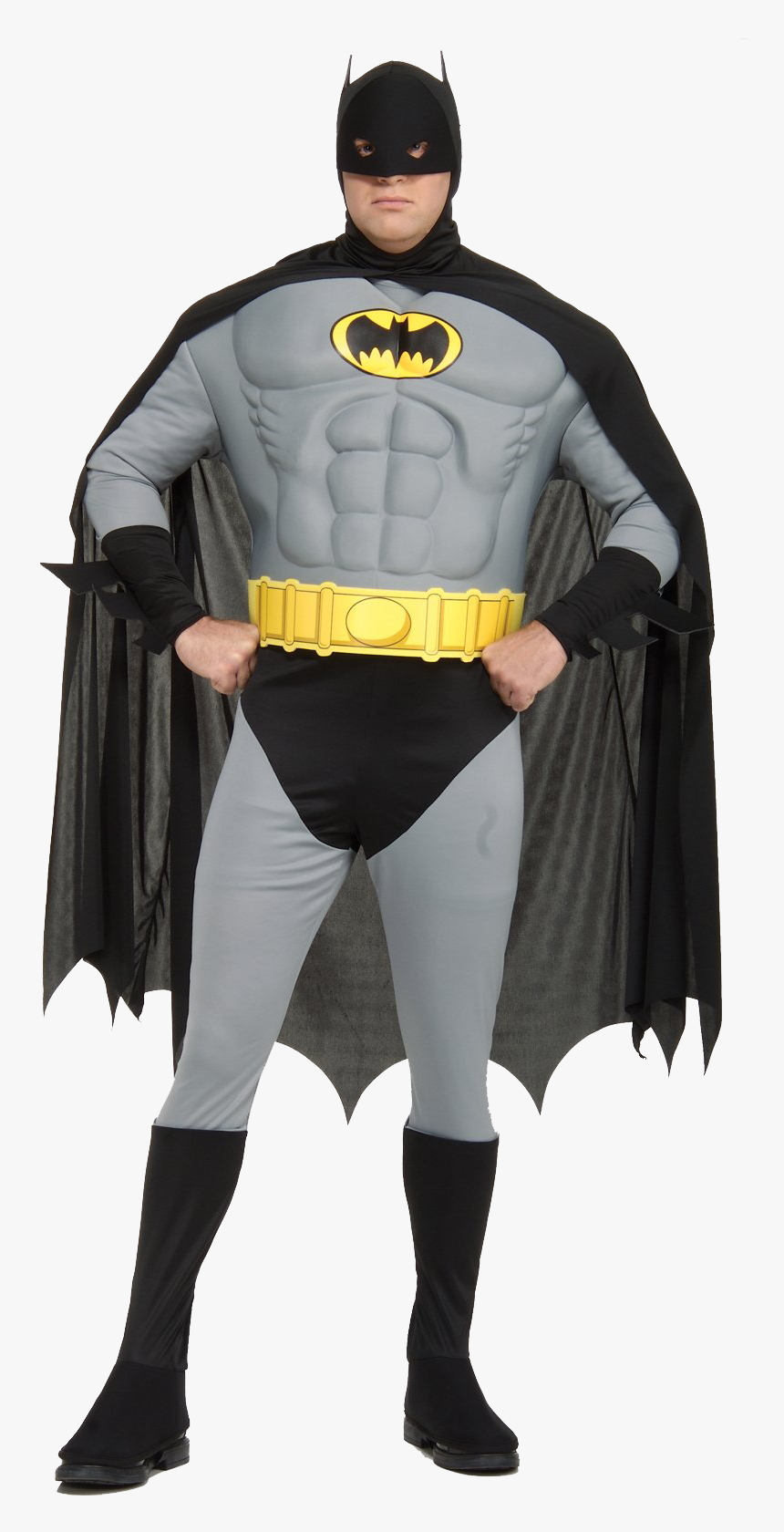 Batman Clipart Batman Costume - Adult Plus Size Batman Costume, HD Png Download, Free Download
