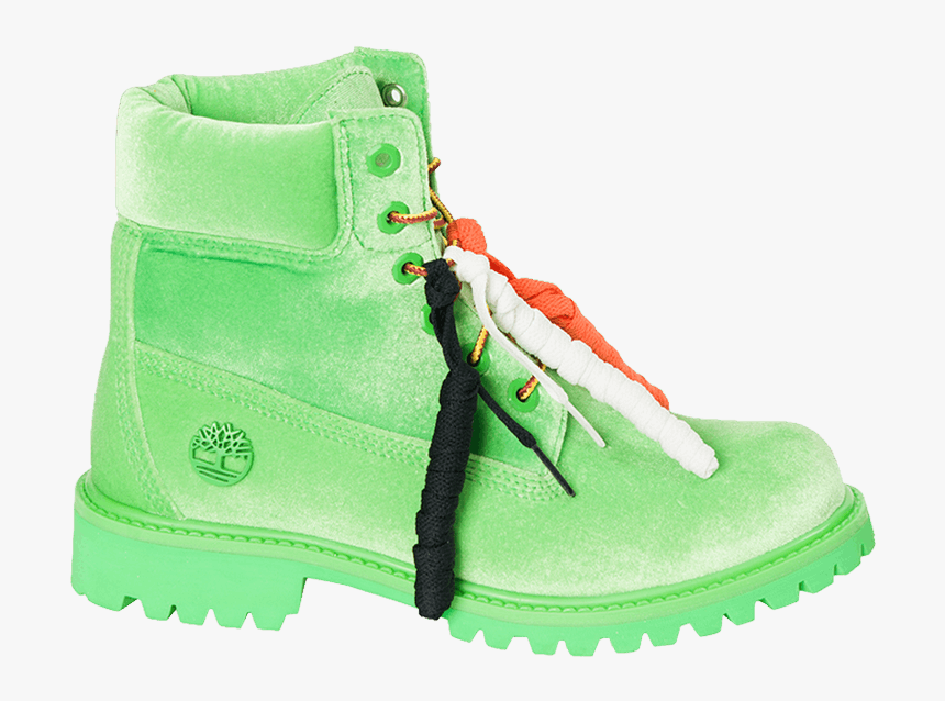 Off White Timberlands Green, HD Png Download, Free Download