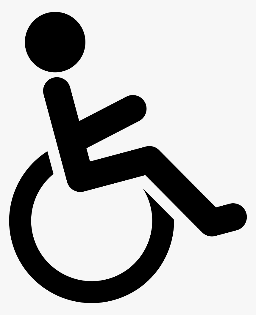 Disabled Handicap Symbol Png - Disability Humor, Transparent Png, Free Download
